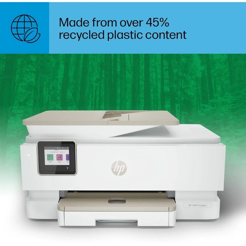 HP ENVY Inspire 7958e Wireless All-in-One Color Inkjet Printer, Print, scan, cop